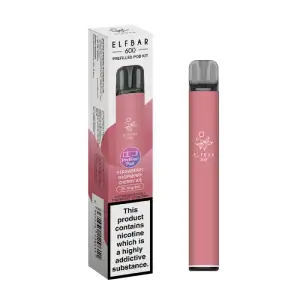 Strawberry Raspberry Cherry Ice Elf Bar 600 Prefilled Pod Kit